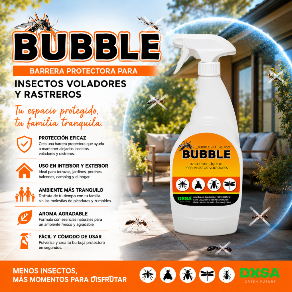 Bubble - Barrera protectora efecto burbuja para insectos