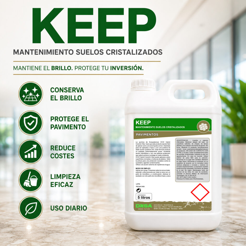 KEEP Mantenimiento suelos cristalizados publi