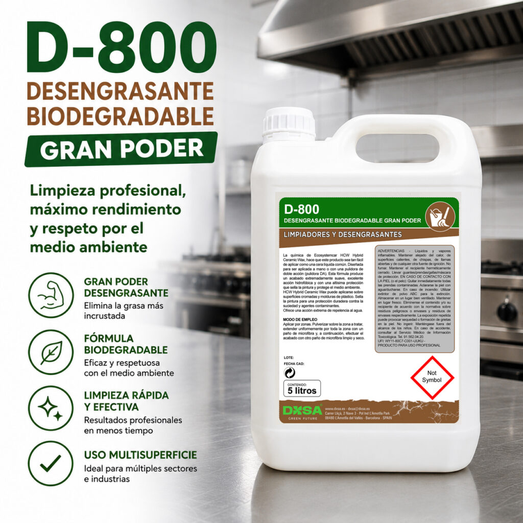 D800 desengrasante biodegradable