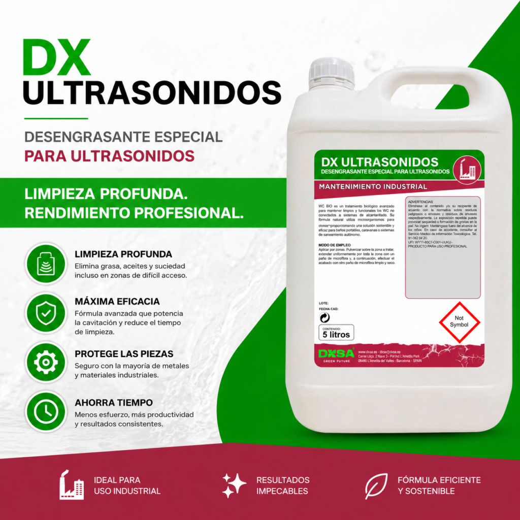 DX Utrasonidos limpieza por ultrasonidos