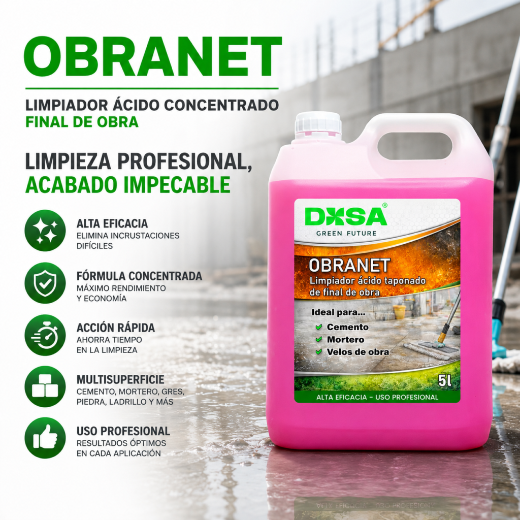 Obranet el limpiador de restos de obra profesional