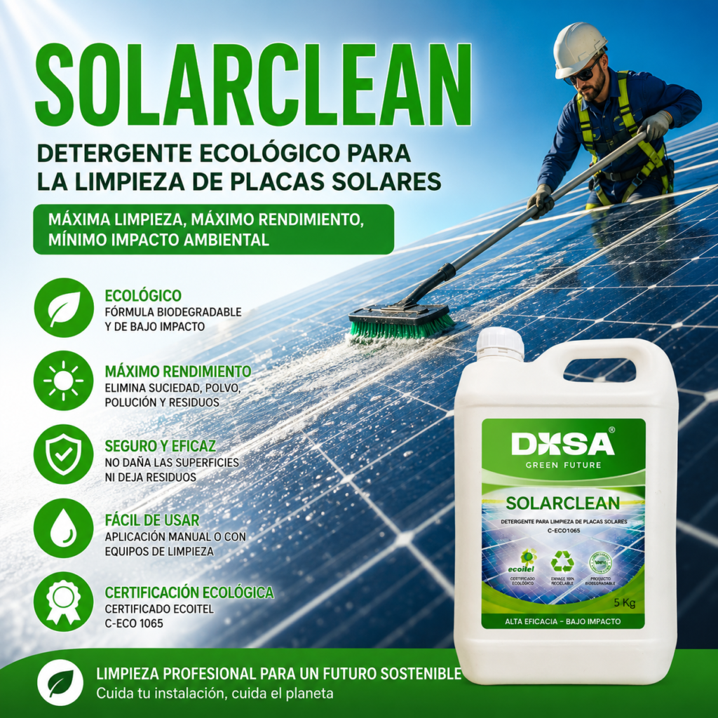 SOLARCLEAN limpiador de pacas industriales 