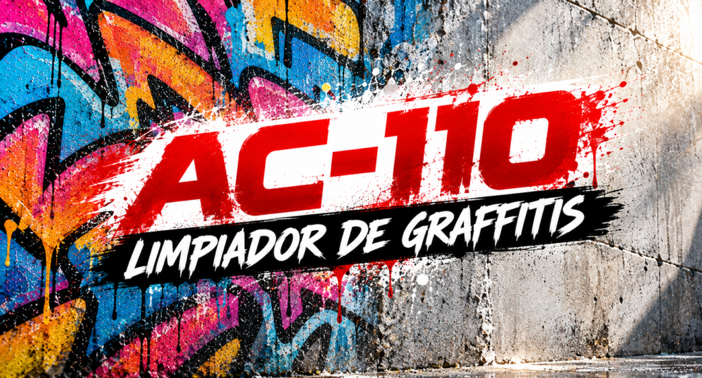 AC-110 Eliminador de graffitis profesional
