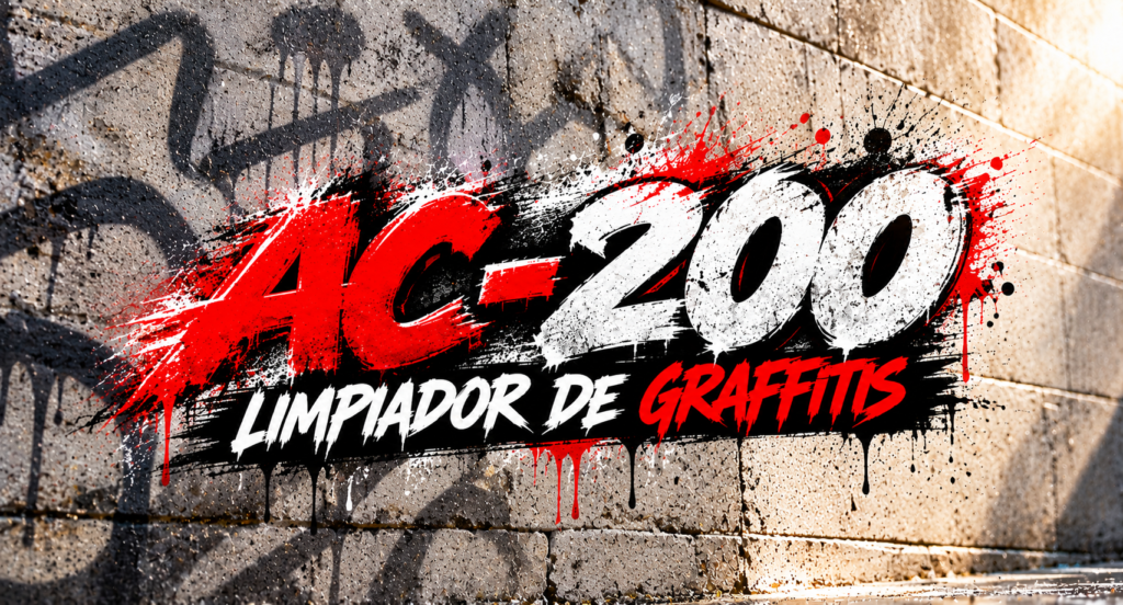 AC-200 eliminador sombras de graffiti