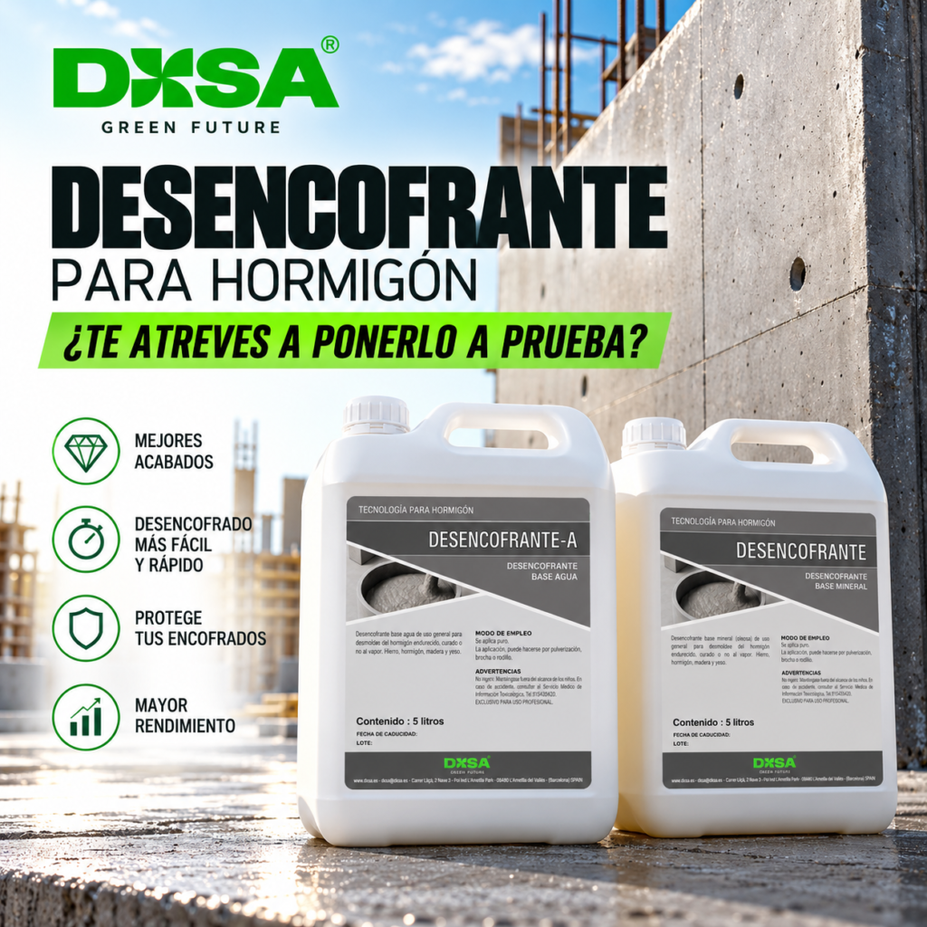 Desencofrante para hormigón DXSA