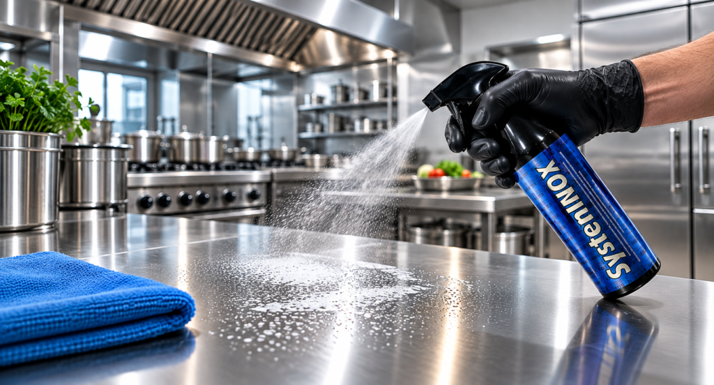 System Inox limpiador para acero inoxidable