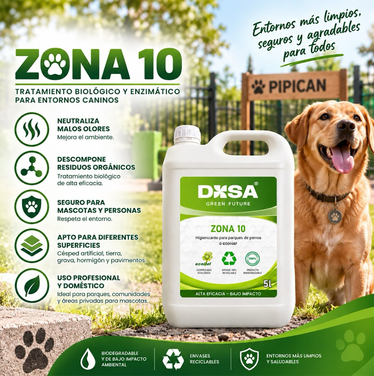 Zona 10 - Limpieza y cuidado de entornos caninos