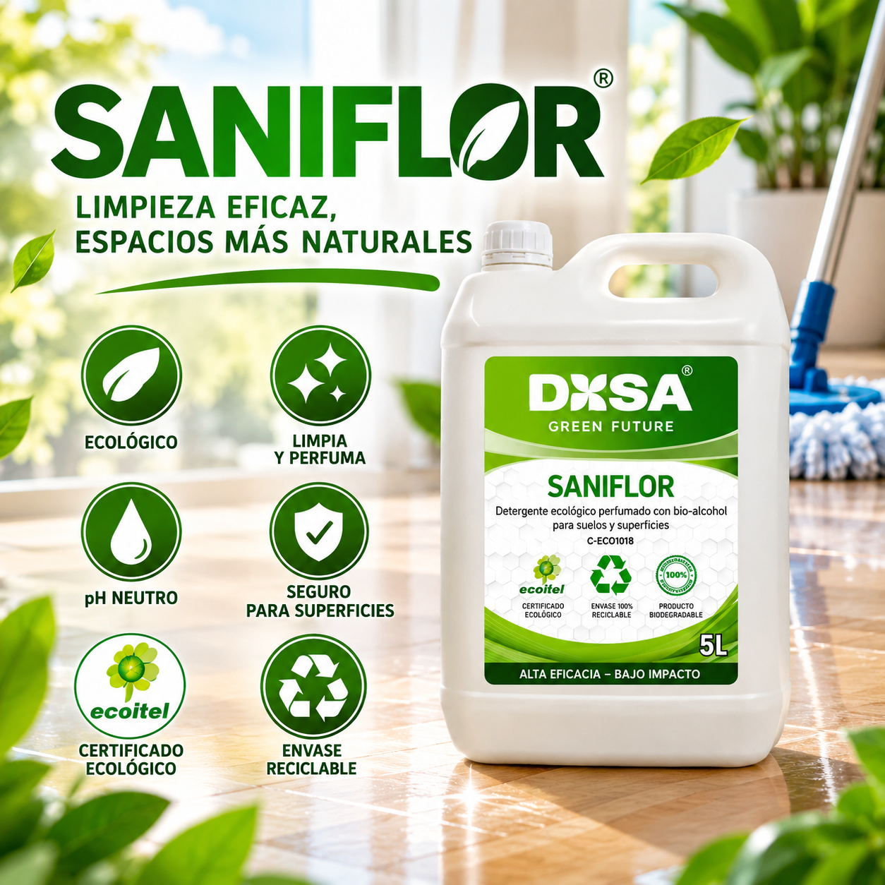 detergente ecológico para suelos