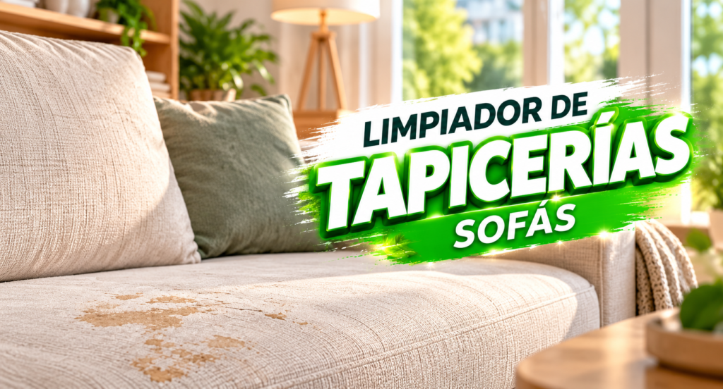 limpiador de tapicerías y sofás